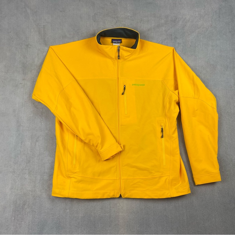 Patagonia Style # 83760 Men's Simple Guide Hoodie Jacket Size XL Rare Yellow